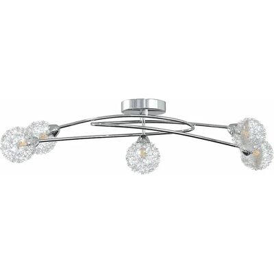 Lumes Lampa sufitowa z drucianymi kloszami E7-G10 Lumes Lampa sufitowa z drucianymi kloszami E7-G10