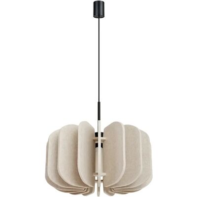 Lumes Beżowa lampa wisząca z filcu K4-M86 Lumes Beżowa lampa wisząca z filcu K4-M86