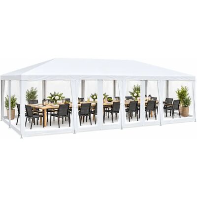 Edinos Premium Biały imprezowy namiot ogrodowy rozkładany Z0-S50 Edinos Premium Biały imprezowy namiot ogrodowy rozkładany Z0-S50