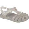 Crocs Isabella 208444-0IC, Dla dzieci, Srebrne, sandały, , rozmiar: 27/28