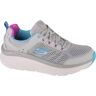 Skechers D'Lux Walker - Infinite Motion 149023-LGMT, Damskie, Szare, buty sneakers, tkanina, rozmiar: 41