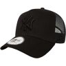 New Era Clean Trucker New York Yankees MLB Cap 11579474, Męskie, Czarne, czapki z daszkiem, poliester, rozmiar: OSFA