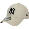 New Era 9FORTY New York Yankees MLB League Essential Cap 12380590, Męskie, Beżowe, czapki z daszkiem, bawełna, rozmiar: OSFM