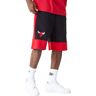 New Era NBA Colour Block Short Bulls 60416373, Męskie, Czerwone, spodenki, bawełna, rozmiar: M