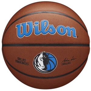 Wilson Team Alliance Dallas Mavericks Ball WTB3100XBDAL, Unisex, Brązowe, piłki do koszykówki, Skóra kompozytowa, rozmiar: 7