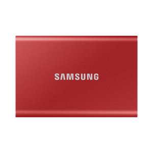 Samsung Przenośne SSD T7 USB 3.2 2TB - Czerwony - Size: 2 TB