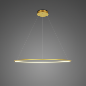 Lampa wisząca Ledowe Okręgi No.1 Φ60 cm in 3k złota Altavola Design