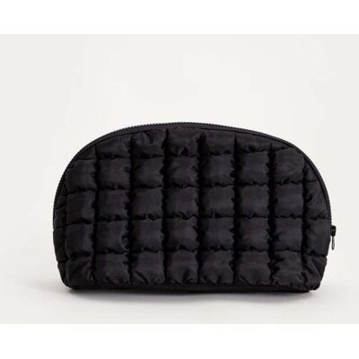 HOMLA Kosmetyczka BLUFFI czarna 30x15x18 cm HOMLA Kosmetyczka BLUFFI czarna 30x15x18 cm