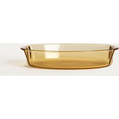 HOMLA Forma AURELA owalna żółta, 35x24x7 cm 3000 ml HOMLA Forma AURELA owalna żółta, 35x24x7 cm 3000 ml