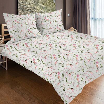 Homla MATEX Komplet pościeli EXCLUSIVE satynowa w kwiaty 3 el. 160x200 cm Homla MATEX Komplet pościeli EXCLUSIVE satynowa w kwiaty 3 el. 160x200 cm