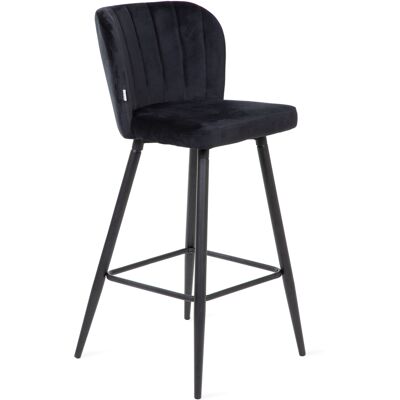 Homla HOMLA Hoker HANA czarny 54x46x100 cm Homla HOMLA Hoker HANA czarny 54x46x100 cm