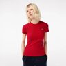 Lacoste damski T-shirt z bawełny organicznej Slim Fit   Kobıety