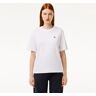 T-shirt Lacoste Relaxed Fit z lekkiego bawełnianego dżerseju Pima   Kobıety