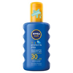 Nivea Sun Kids Protect & Play nawilżający spray ochronny na słońce dla dzieci SPF30 200ml