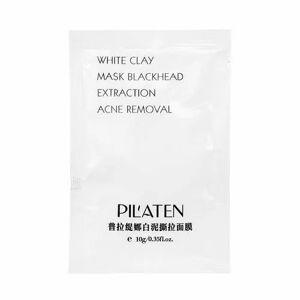 Pilaten White Mask maska peel-off oczyszczająca z białą glinką 10g