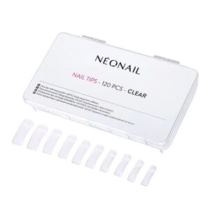 Neonail Nail Tips przezroczyste tipsy z długą kieszonką 120szt