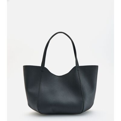 Reserved - Torebka shopper z imitacji skóry - czarny - female - Size: ONE SIZE Reserved - Torebka shopper z imitacji skóry - czarny - female - Size: ONE SIZE