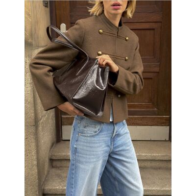 Reserved - Torebka shopper - mahoniowy - female - Size: ONE SIZE Reserved - Torebka shopper - mahoniowy - female - Size: ONE SIZE