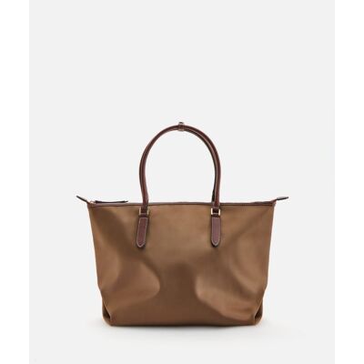 Reserved - Tkaninowa torebka shopper - brązowy - female - Size: ONE SIZE Reserved - Tkaninowa torebka shopper - brązowy - female - Size: ONE SIZE