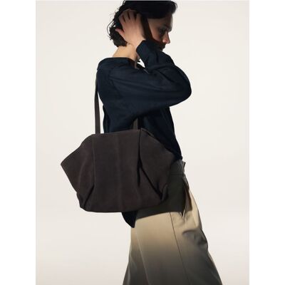 Reserved - Zamszowa torebka shopper - brązowy - female - Size: ONE SIZE Reserved - Zamszowa torebka shopper - brązowy - female - Size: ONE SIZE