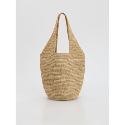 Reserved - Torebka handmade z rafii - beżowy - female - Size: ONE SIZE Reserved - Torebka handmade z rafii - beżowy - female - Size: ONE SIZE