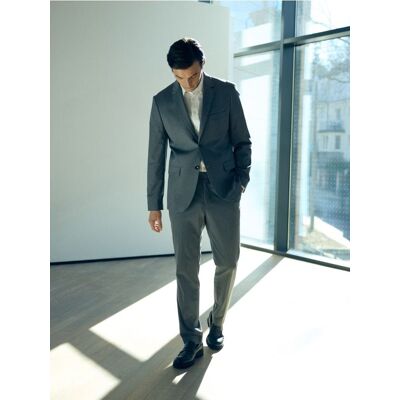 Reserved - Marynarka slim fit z dodatkiem wiskozy - ciemnoszary - male - Size: 48 S,50 M,52 L,54 XL,56 XXL Reserved - Marynarka slim fit z dodatkiem wiskozy - ciemnoszary - male - Size: 48 S,50 M,52 L,54 XL,56 XXL