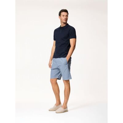 Reserved - Polo regular z bawełny merceryzowanej - granatowy - male - Size: S,M,L,XL Reserved - Polo regular z bawełny merceryzowanej - granatowy - male - Size: S,M,L,XL