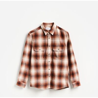 Reserved - Koszula w kratę regular fit - miedziany - male - Size: S,M,L,XL,XXL Reserved - Koszula w kratę regular fit - miedziany - male - Size: S,M,L,XL,XXL