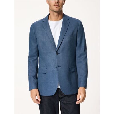 Reserved - Marynarka slim fit z wiskozą - niebieski - male - Size: S,M,L,XL,XXL Reserved - Marynarka slim fit z wiskozą - niebieski - male - Size: S,M,L,XL,XXL