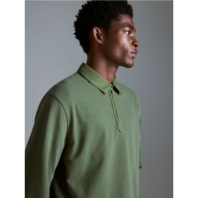 Reserved - Koszulka polo comfort fit - oliwkowy - male - Size: S,M,L,XL Reserved - Koszulka polo comfort fit - oliwkowy - male - Size: S,M,L,XL