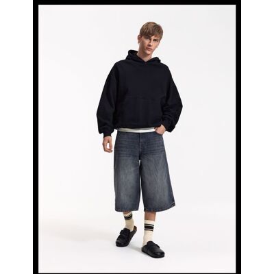 Reserved - Bluza boxy z kapturem - czarny - male - Size: S,M,L Reserved - Bluza boxy z kapturem - czarny - male - Size: S,M,L