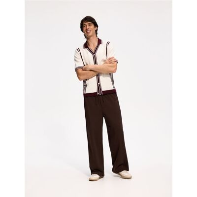 Reserved - Spodnie loose fit - ciemnobrązowy - male - Size: S,M,L,XL,XXL Reserved - Spodnie loose fit - ciemnobrązowy - male - Size: S,M,L,XL,XXL