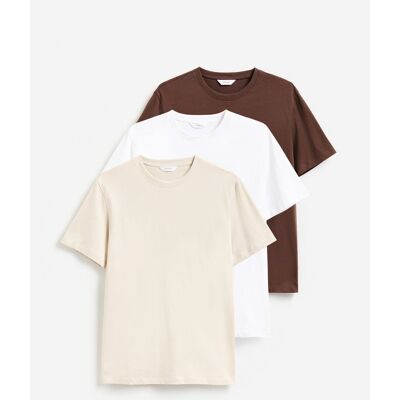 Reserved - T-shirt regular 3 pack - wielobarwny - male - Size: S,M,L,XL,XXL Reserved - T-shirt regular 3 pack - wielobarwny - male - Size: S,M,L,XL,XXL