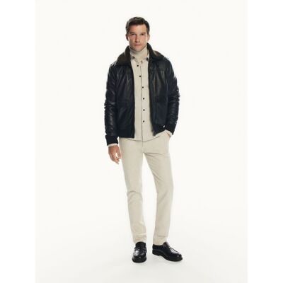 Reserved - Spodnie slim fit z mikrowzorem - beżowy - male - Size: 29,30,31,32,33,34,36,38 Reserved - Spodnie slim fit z mikrowzorem - beżowy - male - Size: 29,30,31,32,33,34,36,38
