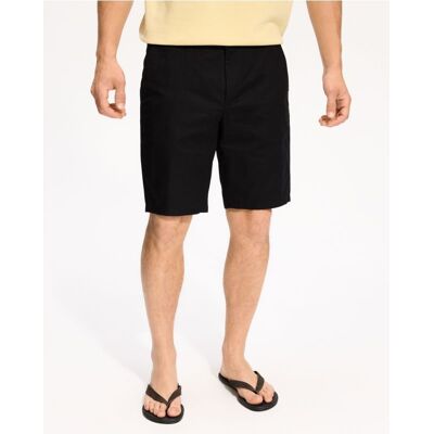 Reserved - Szorty regular z lnem - czarny - male - Size: 29,30,31,32,33,34,36,38 Reserved - Szorty regular z lnem - czarny - male - Size: 29,30,31,32,33,34,36,38
