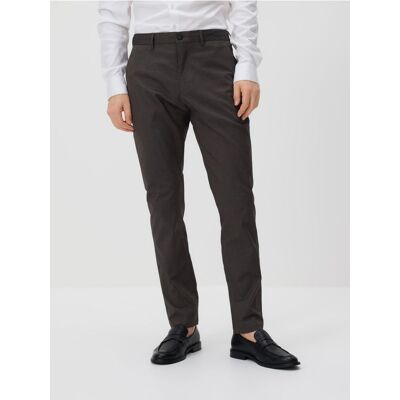 Reserved - Spodnie chino slim fit - ciemnobrązowy - male - Size: 28,29,30,31,32,33,34,36,38 Reserved - Spodnie chino slim fit - ciemnobrązowy - male - Size: 28,29,30,31,32,33,34,36,38