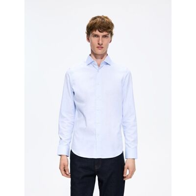 Reserved - Koszula slim w pepitkę - jasnoniebieski - male - Size: S,M,L,XL,XXL Reserved - Koszula slim w pepitkę - jasnoniebieski - male - Size: S,M,L,XL,XXL