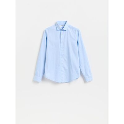 Reserved - Koszula slim z bawełny egipskiej - jasnoniebieski - male - Size: S,M,L,XL,XXL Reserved - Koszula slim z bawełny egipskiej - jasnoniebieski - male - Size: S,M,L,XL,XXL