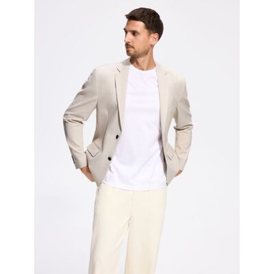 Reserved - Marynarka slim fit - beżowy - male - Size: S,M,L,XL,XXL Reserved - Marynarka slim fit - beżowy - male - Size: S,M,L,XL,XXL