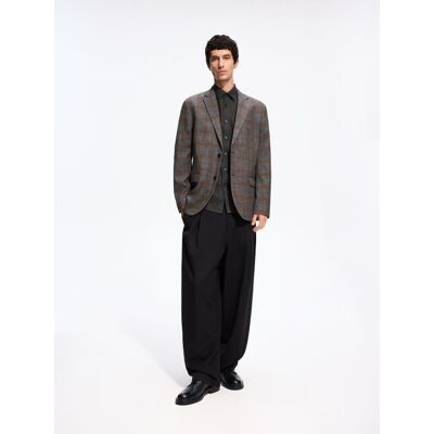 Reserved - Marynarka slim fit w kratę - szary - male - Size: S,M,L,XL,XXL Reserved - Marynarka slim fit w kratę - szary - male - Size: S,M,L,XL,XXL
