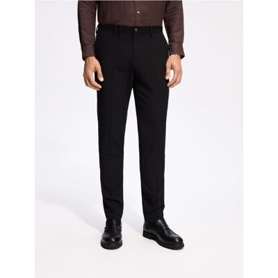 Reserved - Garniturowe spodnie slim fit - czarny - male - Size: 48 S,50 M,52 L,54 XL,56 XXL Reserved - Garniturowe spodnie slim fit - czarny - male - Size: 48 S,50 M,52 L,54 XL,56 XXL