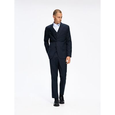 Reserved - Garniturowe spodnie slim fit - granatowy - male - Size: 48 S,50 M,52 L,54 XL,56 XXL Reserved - Garniturowe spodnie slim fit - granatowy - male - Size: 48 S,50 M,52 L,54 XL,56 XXL