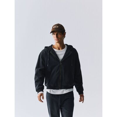 Reserved - Jeansowa kurtka z kapturem - czarny - male - Size: S,M,L,XL Reserved - Jeansowa kurtka z kapturem - czarny - male - Size: S,M,L,XL