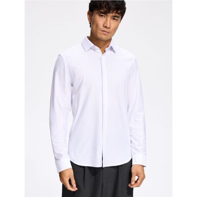 Reserved - Gładka koszula slim fit - biały - male - Size: S,M,L,XL,XXL Reserved - Gładka koszula slim fit - biały - male - Size: S,M,L,XL,XXL