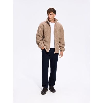 Reserved - Bawełniane spodnie straight - granatowy - male - Size: S,M,L,XL,XXL Reserved - Bawełniane spodnie straight - granatowy - male - Size: S,M,L,XL,XXL