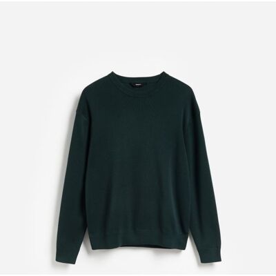 Reserved - Sweter z dodatkiem modalu - ciemnozielony - male - Size: S,M,L,XL,XXL Reserved - Sweter z dodatkiem modalu - ciemnozielony - male - Size: S,M,L,XL,XXL