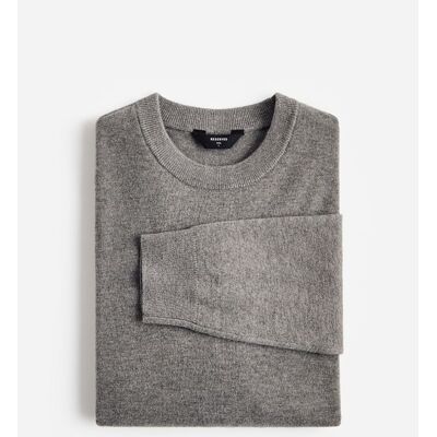 Reserved - Melanżowy sweter z wełny - szary - male - Size: S,M,L,XL,XXL Reserved - Melanżowy sweter z wełny - szary - male - Size: S,M,L,XL,XXL
