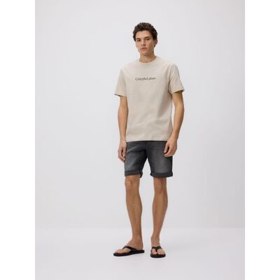 Reserved - Jeansowe szorty slim fit - szary - male - Size: 28,29,30,32,33,34,36 Reserved - Jeansowe szorty slim fit - szary - male - Size: 28,29,30,32,33,34,36