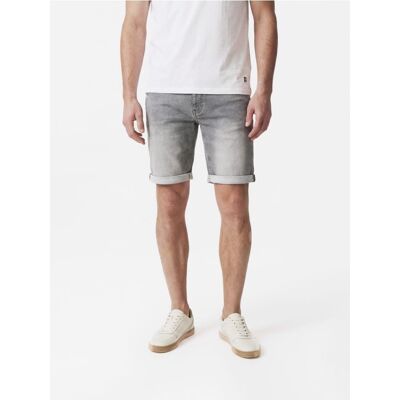 Reserved - Jeansowe szorty slim - jasnoszary - male - Size: 28,29,30,32,33,34,36 Reserved - Jeansowe szorty slim - jasnoszary - male - Size: 28,29,30,32,33,34,36