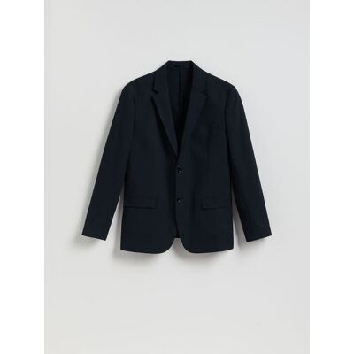 Reserved - Marynarka regular fit - granatowy - male - Size: 48 S,50 M,52 L,54 XL,56 XXL Reserved - Marynarka regular fit - granatowy - male - Size: 48 S,50 M,52 L,54 XL,56 XXL
